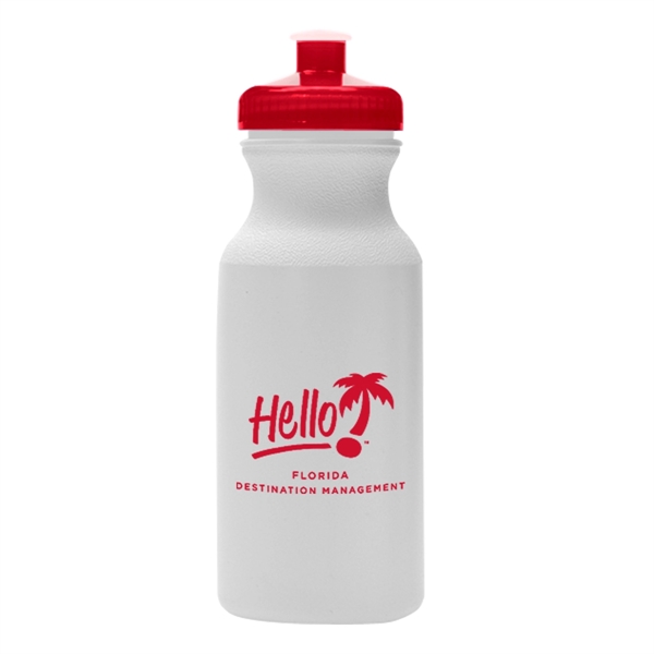 Red Lid color option for 20 Oz. Hydration Water Bottle