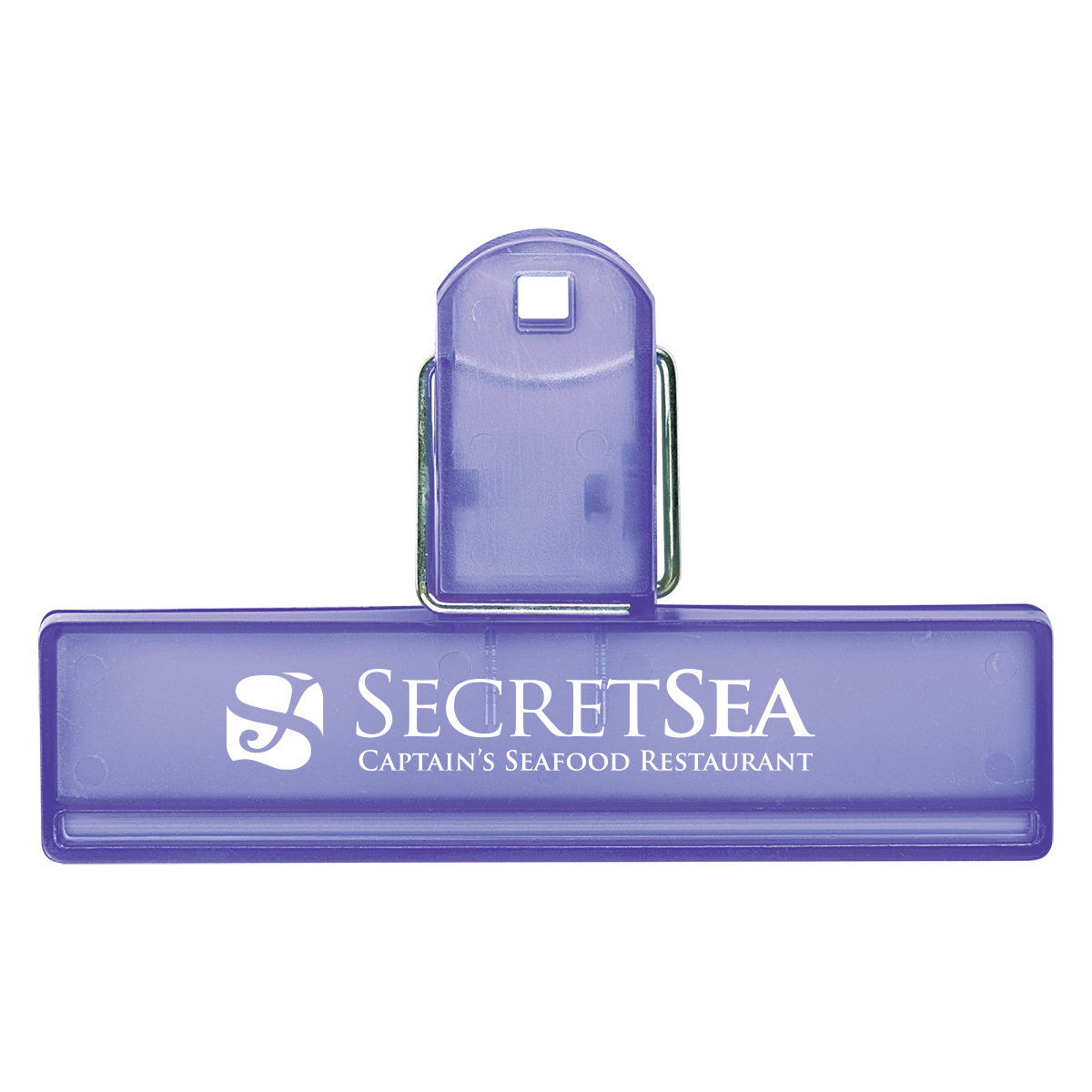 Translucent Purple color option for 4" Bag Clip