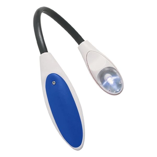 Blue With White color option for Bendable Book Light