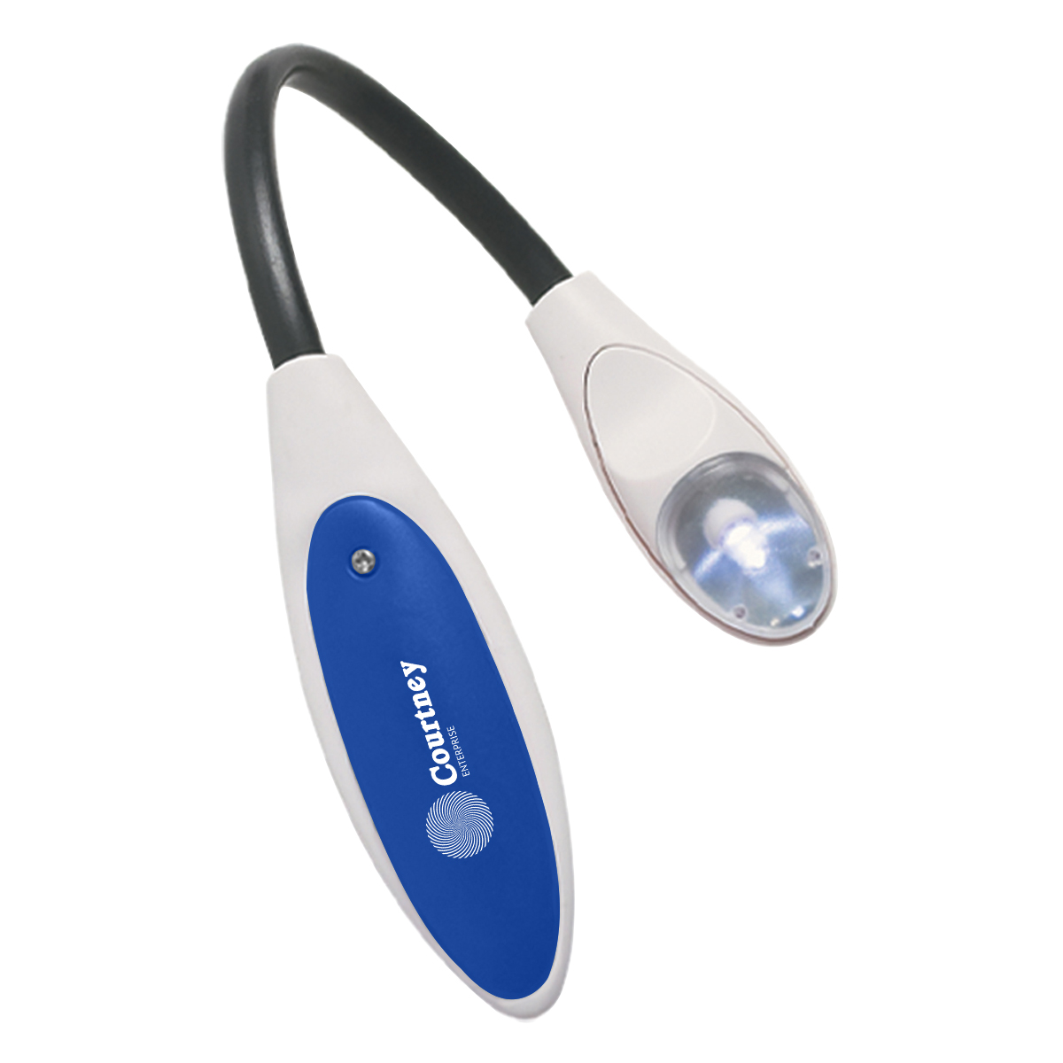 Blue With White Trim color option for Bendable Book Light