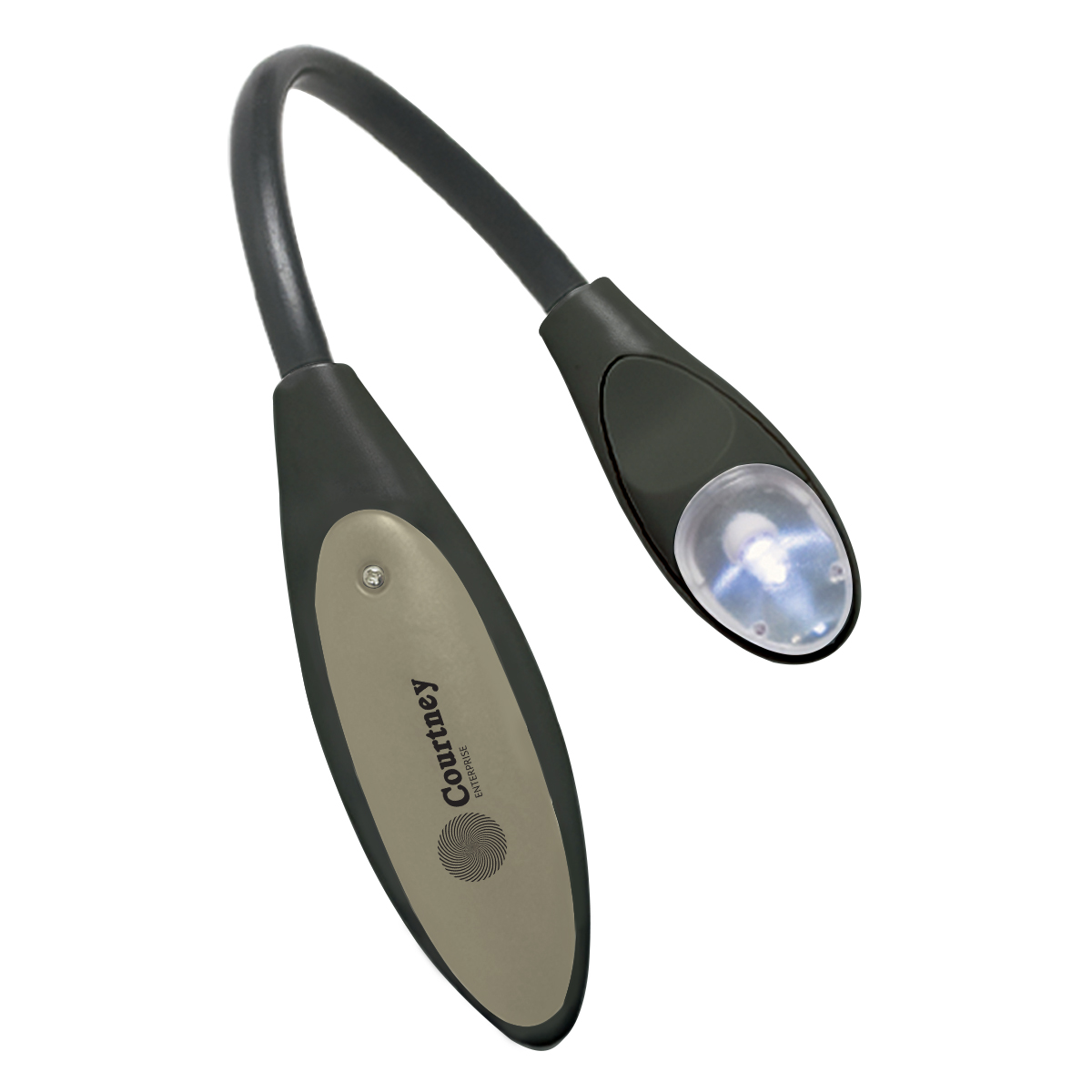 Gray With Black Trim color option for Bendable Book Light