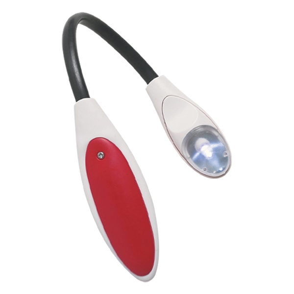 Red With White color option for Bendable Book Light