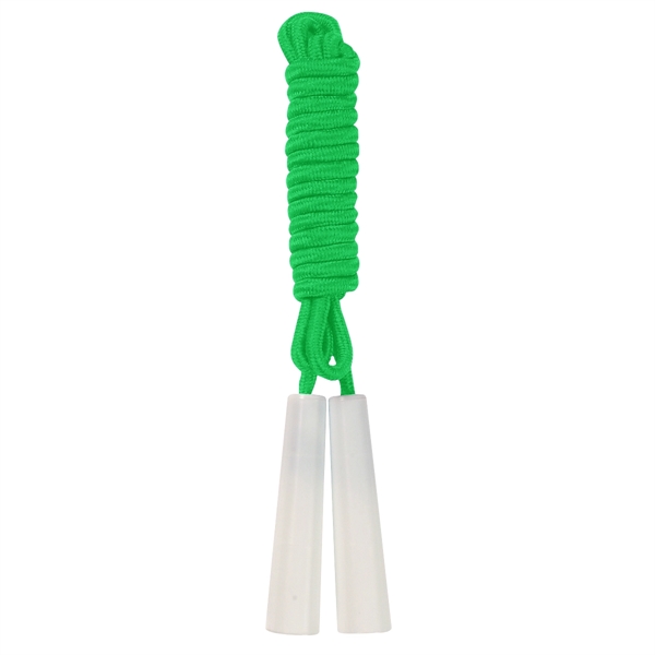 White With Green color option for Budget Jump Rope