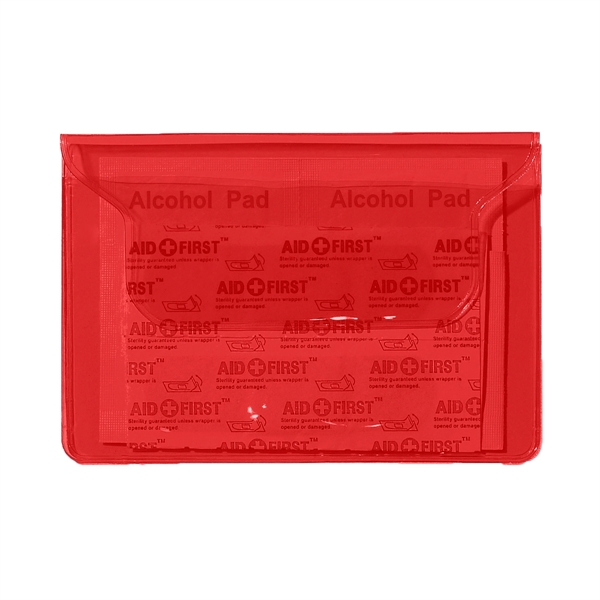 Translucent Red color option for First Aid Pouch