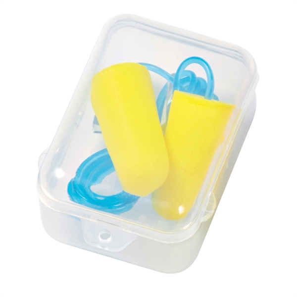 YELLOW color option for Foam Ear Plug Set In Case