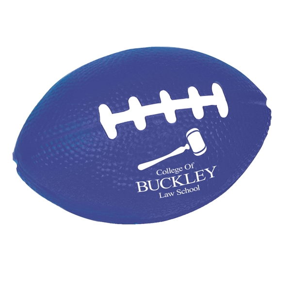 BLUE color option for Football Shape Stress Reliever