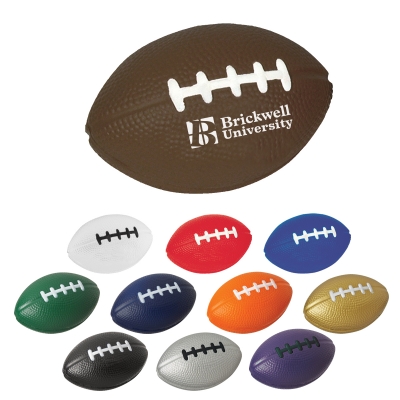 Blue color option for Football Shape Stress Reliever