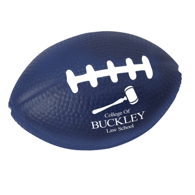 Navy color option for Football Shape Stress Reliever