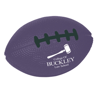 Purple color option for Football Shape Stress Reliever