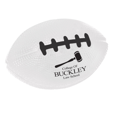 White color option for Football Shape Stress Reliever