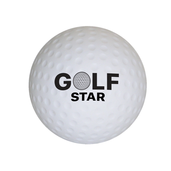 White color option for Golf Ball Shape Stress Reliever