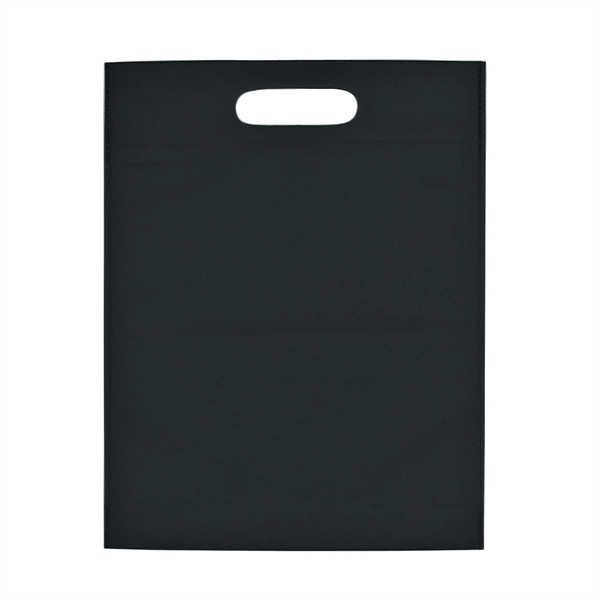 Recycled Black color option for Heat Sealed Non  Woven Exhibition Tote
