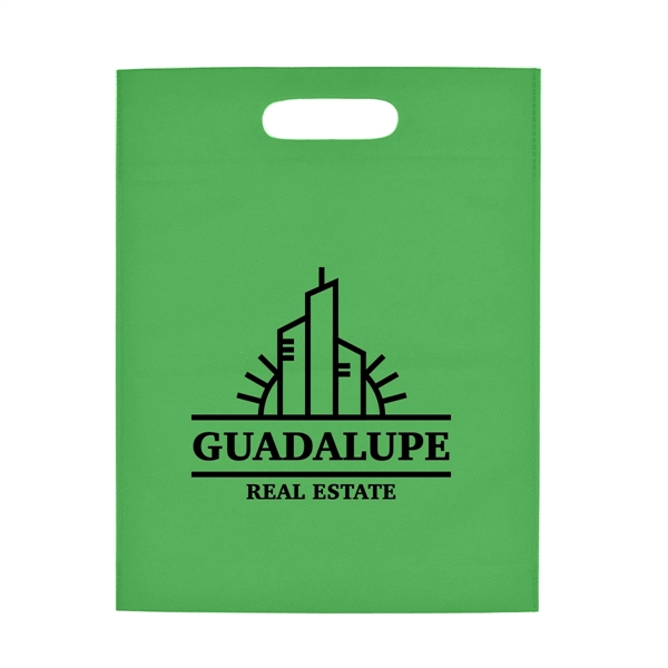 Recycled Lime color option for Heat Sealed Non  Woven Exhibition Tote