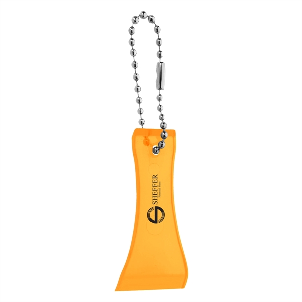 Translucent Orange color option for Lottery Scratcher With Bead Chain