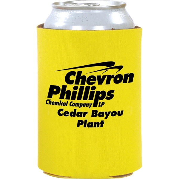 Yellow color option for Budget Collapsible Foam Can Holder   1 Sided