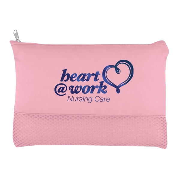 PINK color option for Mesh Vanity Bag