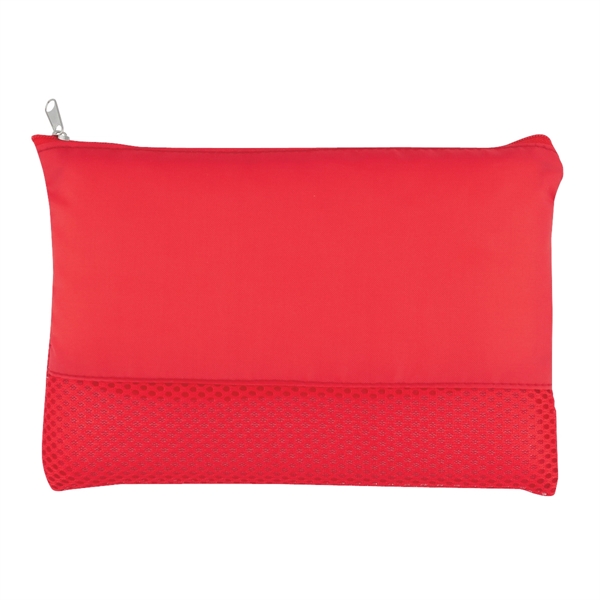 RED color option for Mesh Vanity Bag