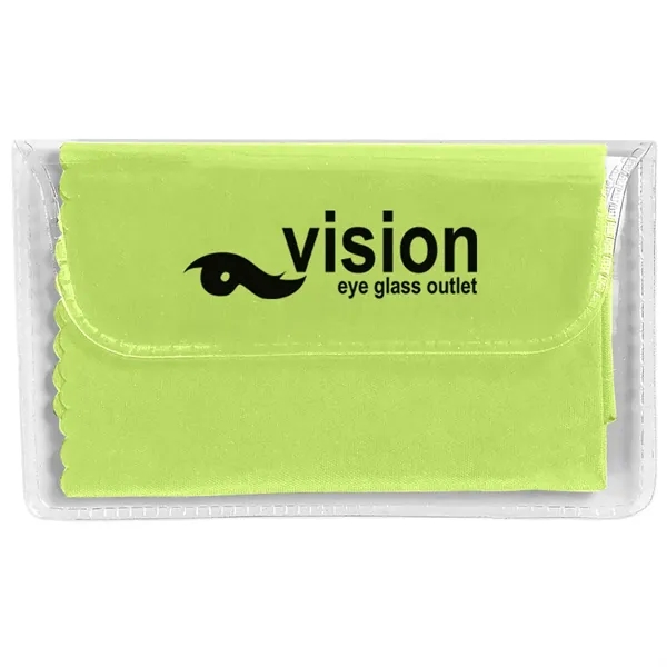 Lime color option for Microfiber Cleaning Cloth In Case