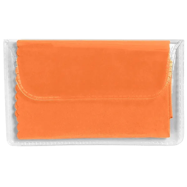 Orange color option for Microfiber Cleaning Cloth In Case