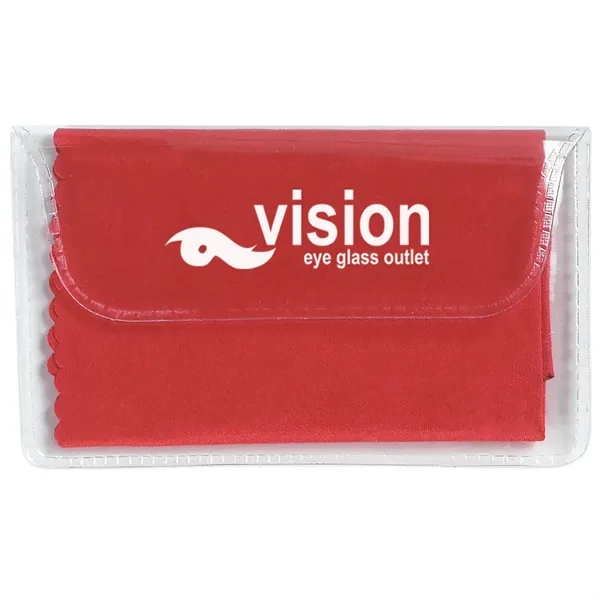 Red color option for Microfiber Cleaning Cloth In Case