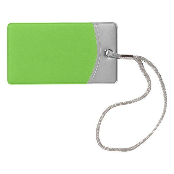 Silver/Lime color option for Mod Luggage Tag