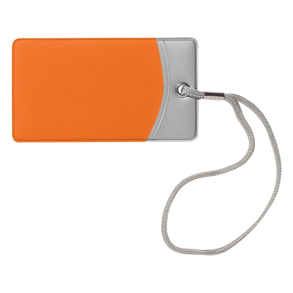 Silver/Orange color option for Mod Luggage Tag