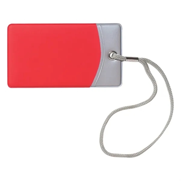 Silver/Red color option for Mod Luggage Tag
