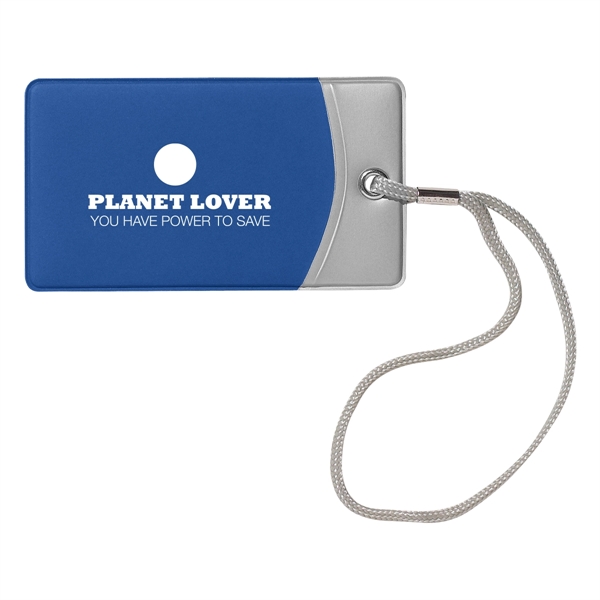 Silver/Royal Blue color option for Mod Luggage Tag