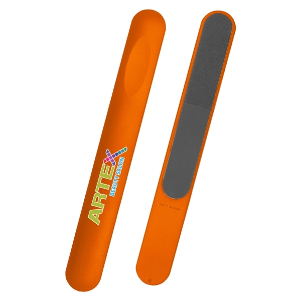 Orange color option for Nail File In Sleeve