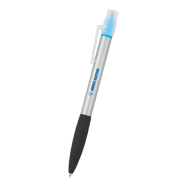Silver With Blue color option for Neptune Pen/Highlighter