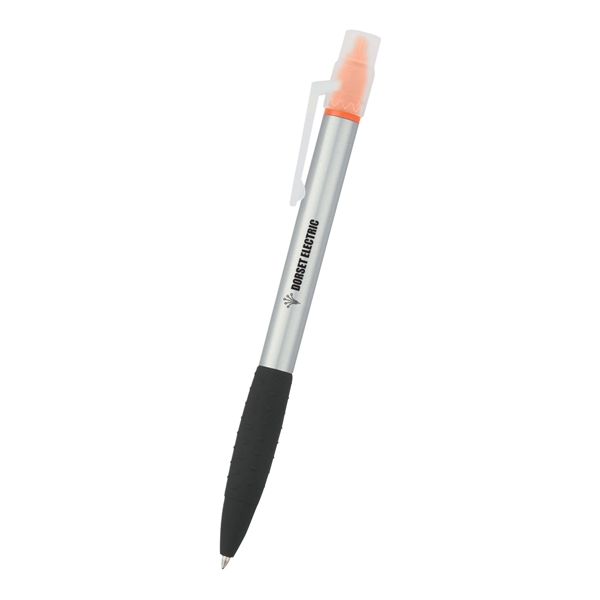 Silver With Orange color option for Neptune Pen/Highlighter