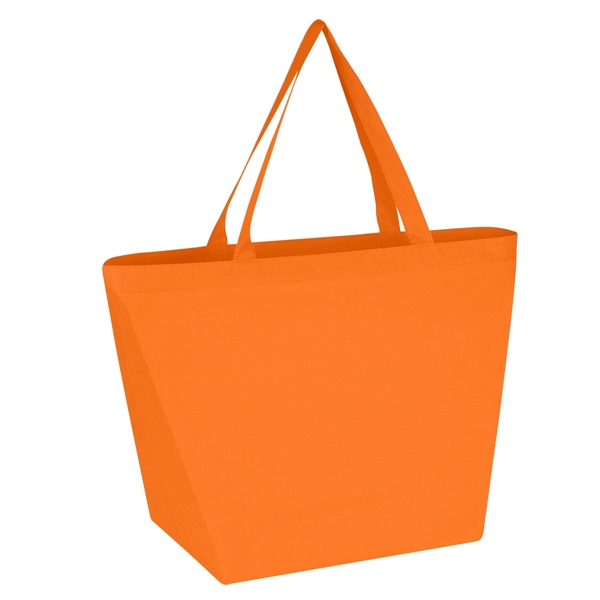 Orange color option for Non Woven Budget Shopper Tote Bag