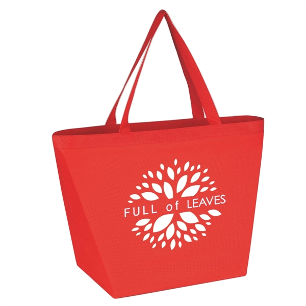 Red color option for Non Woven Budget Shopper Tote Bag