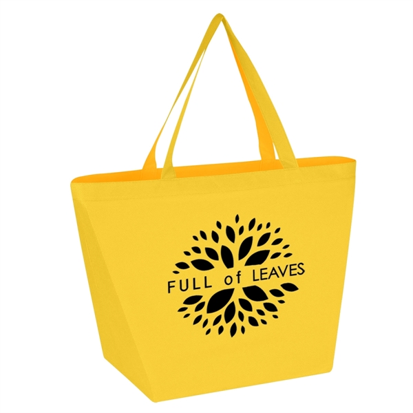 Yellow color option for Non Woven Budget Shopper Tote Bag