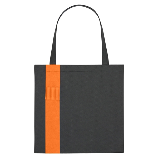 Black/Orange color option for Non Woven Colony Tote