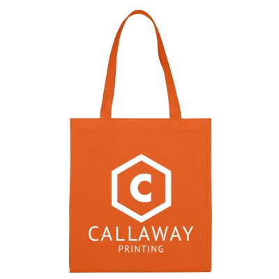Orange color option for Non Woven Economy Tote Bag