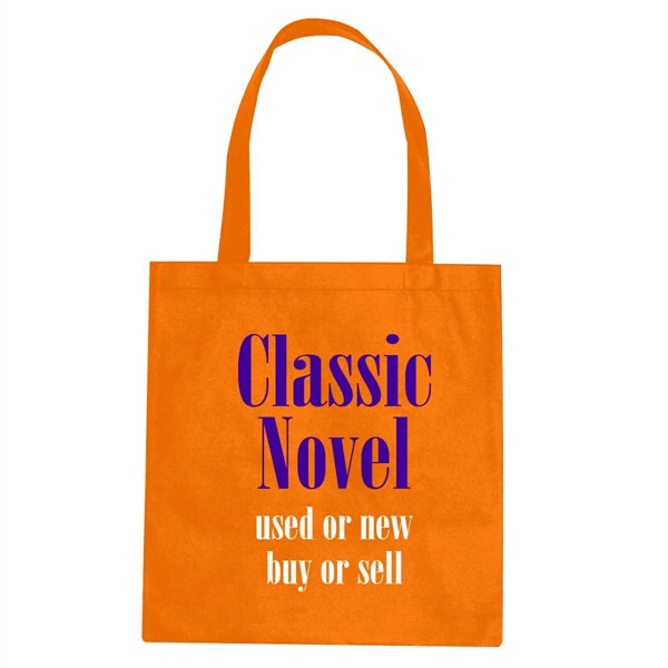 Recycled Orange color option for Non Woven Promotional Tote Bag