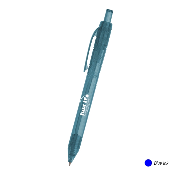 Trans Blue With Blue color option for Oasis Bottle Inspired Pen