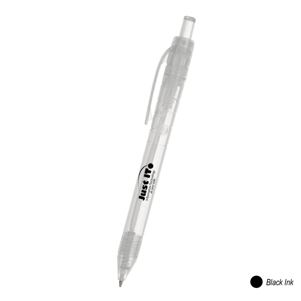Translucent Clear With Black Ink color option for Oasis Bottle Inspired Pen