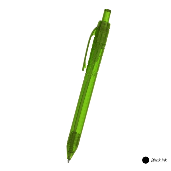 Translucent Green With Black Ink color option for Oasis Bottle Inspired Pen
