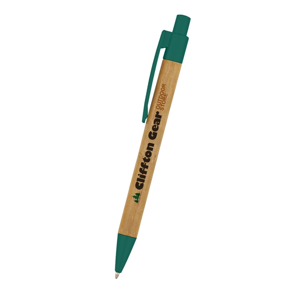 Natural With Green color option for Panda Pen