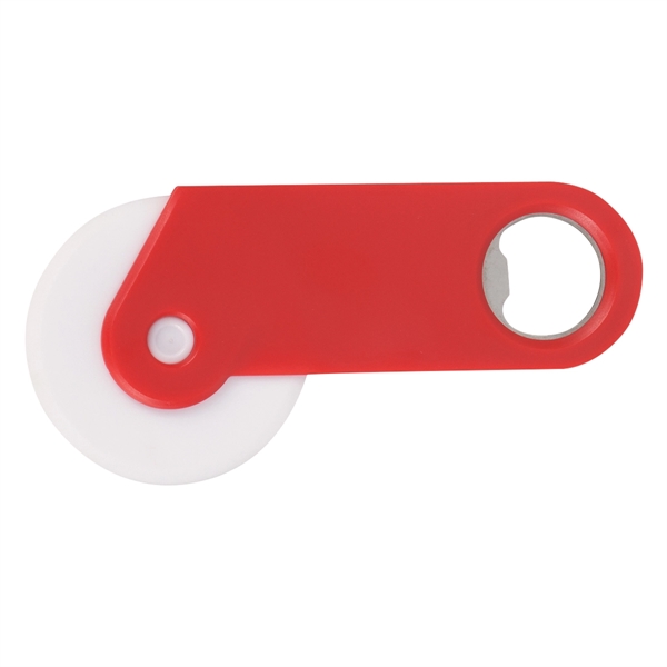 Red color option for Pizza Cutter With Bottle Opener