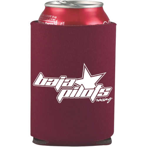 Burgundy color option for Collapsible Foam Can Holder 2 Sided