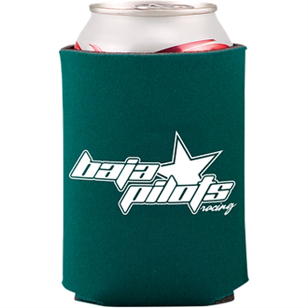 Dark Green color option for Collapsible Foam Can Holder 2 Sided