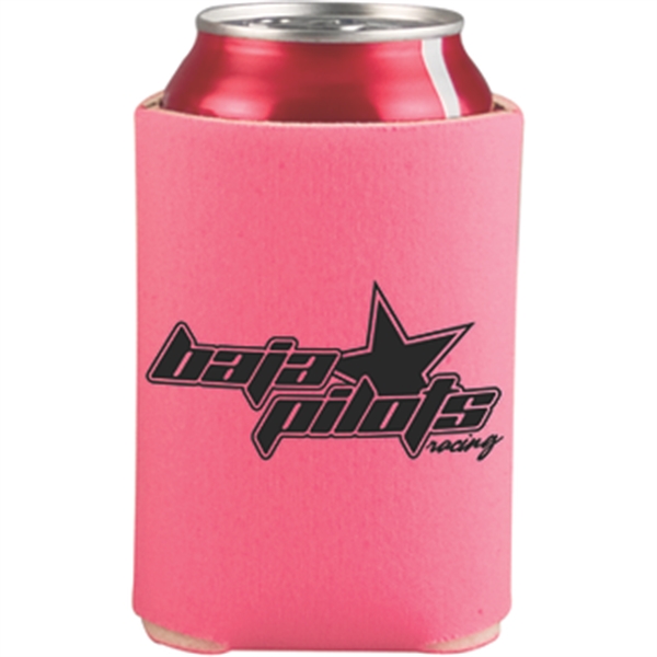 Hot Pink color option for Collapsible Foam Can Holder 2 Sided