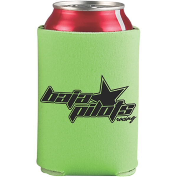 Lime Green color option for Collapsible Foam Can Holder 2 Sided