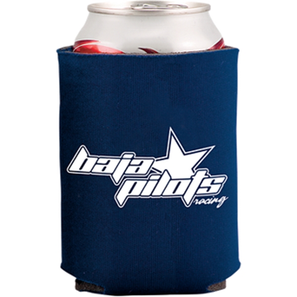 Navy Blue color option for Collapsible Foam Can Holder 2 Sided