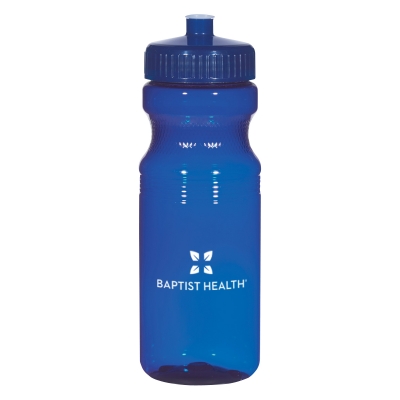 Navy color option for Poly Clear™ 24 Oz. Fitness Bottle