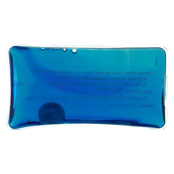 TRANSLUCENT BLUE color option for Reusable Hot And Cold Pack