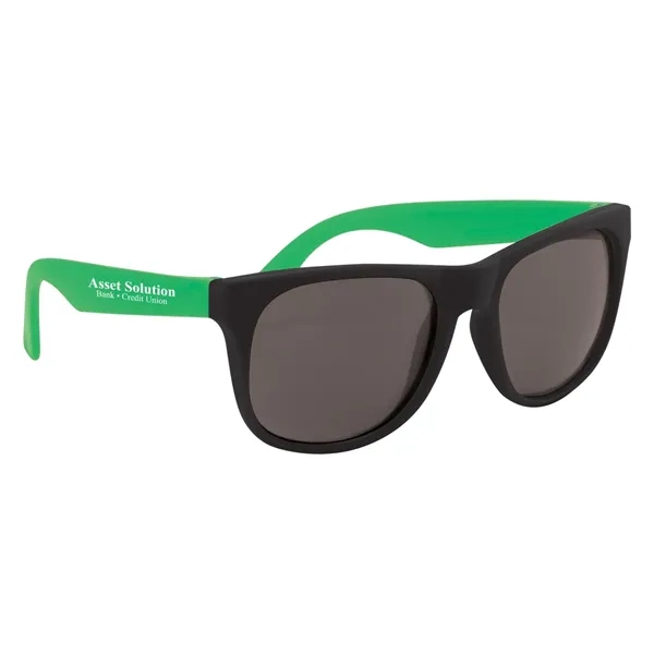 Green color option for Rubberized Sunglasses